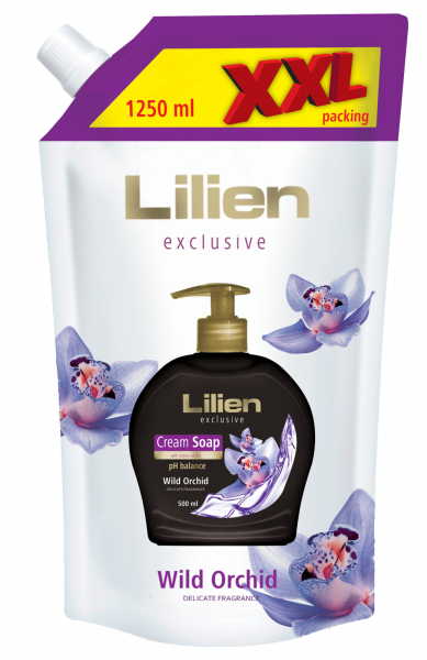 Lilien tekuté mýdlo náplň sáček 1250 ml Wild Orchid
