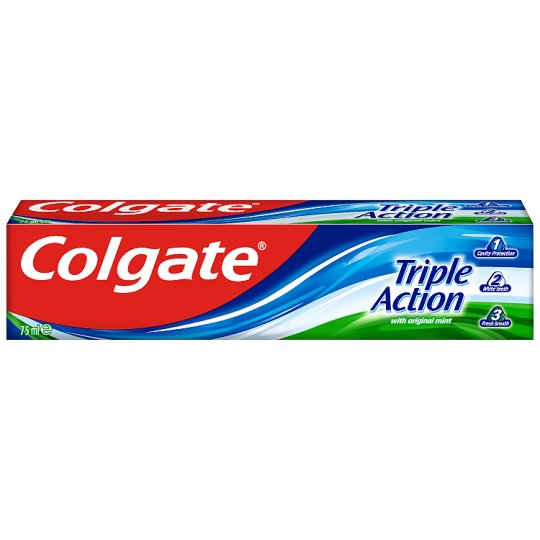 Colgate zubní pasta 75ml Triple Action with Original Mint