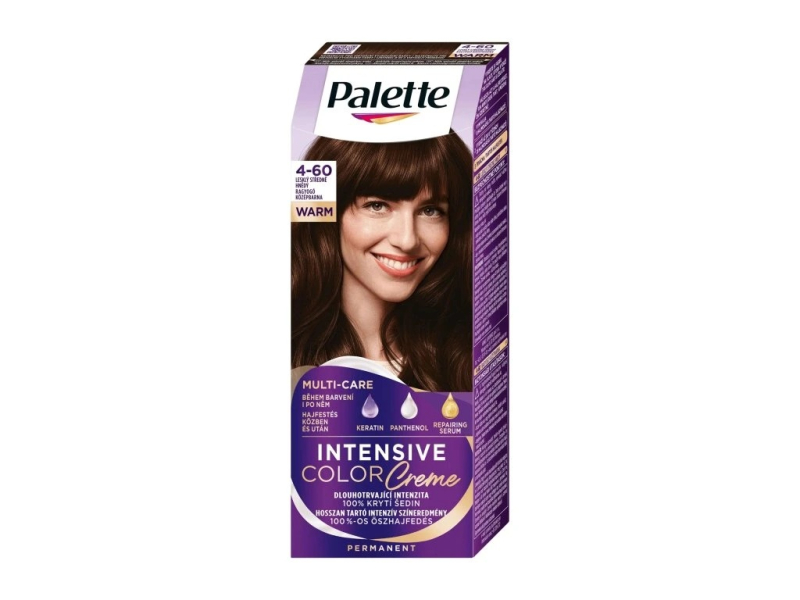 Palette Intensive Color Creme 4-60 Lesklý středně hnědý