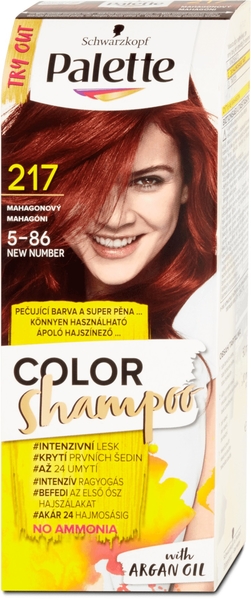 Palette Color Shampoo 217 (5-86) mahagonový