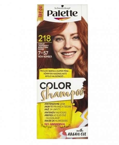 Palette Color Shampoo 218 (7-57) Zářivě jantarový
